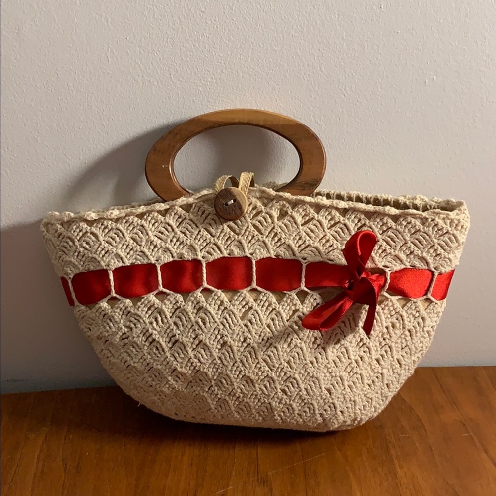 Vintage Knit Bag
